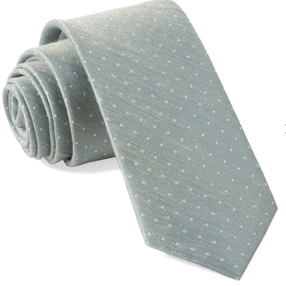 The Tie Bar Bhldn Destination Dots Morning Mist Tie